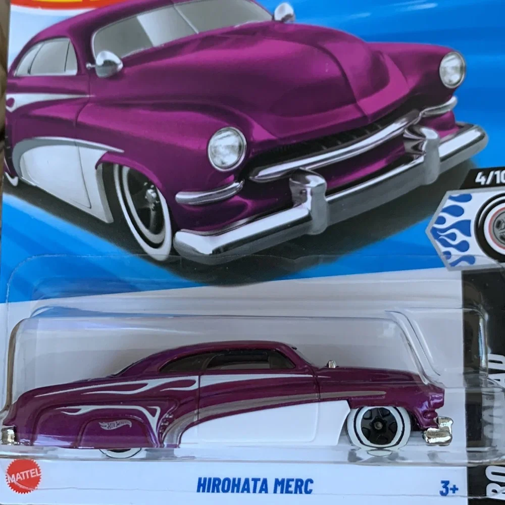 Hirohata Merc 1951 Mercury Car Hot Wheels Rod Squad 🆕 2025 Hotwheels 50s Purple
